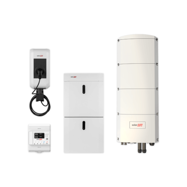 Kombipaket SolarEdge Home mit Ladestation, SE10K-RWB48 und 9,2 kWh
