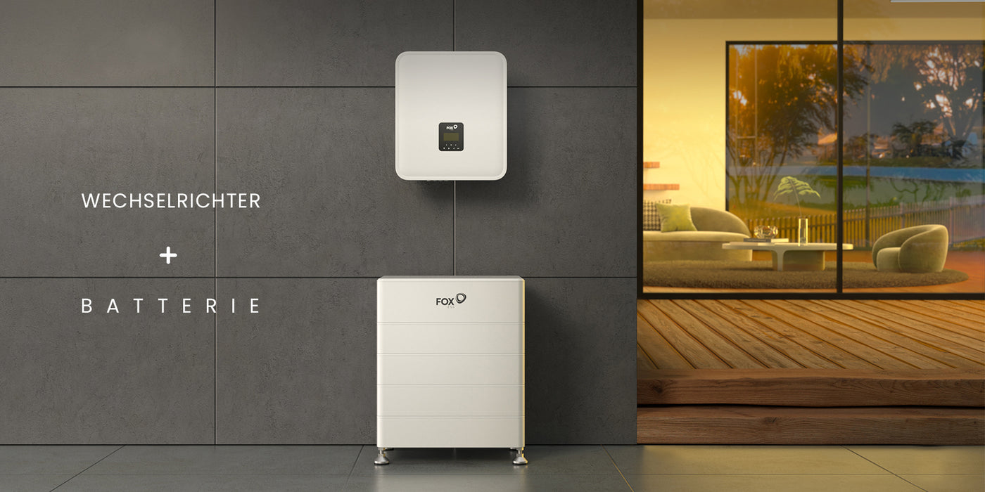 Hochwertiges Speicher Komplettpaket FoxESS H3 6.0 Smart mit EQ3300 L4 Hochleistungsspeicher 12,8 kWh