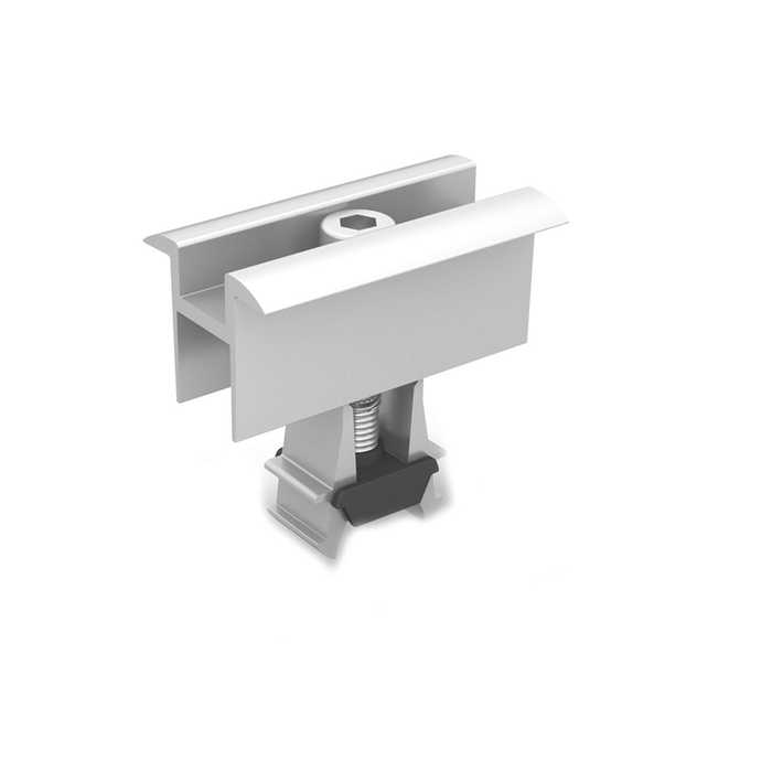 K2 Universal Modulendklemme OneEnd, silber